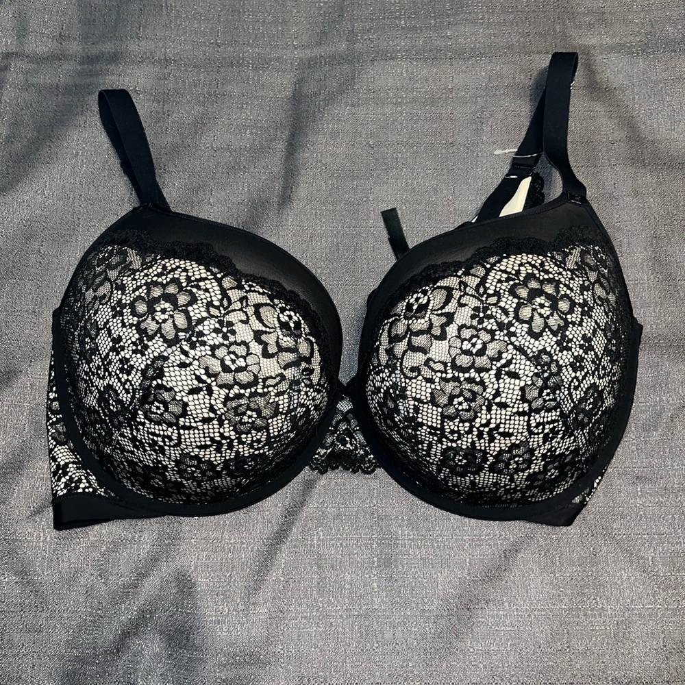 Torrid Black Lace Bra 44G